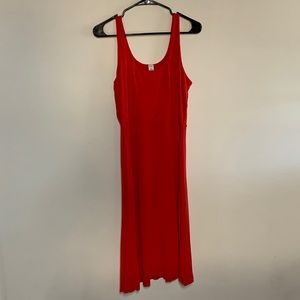 Old Navy fit and flare dress. Red.